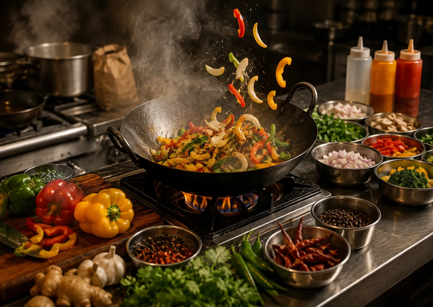 Chef cooking