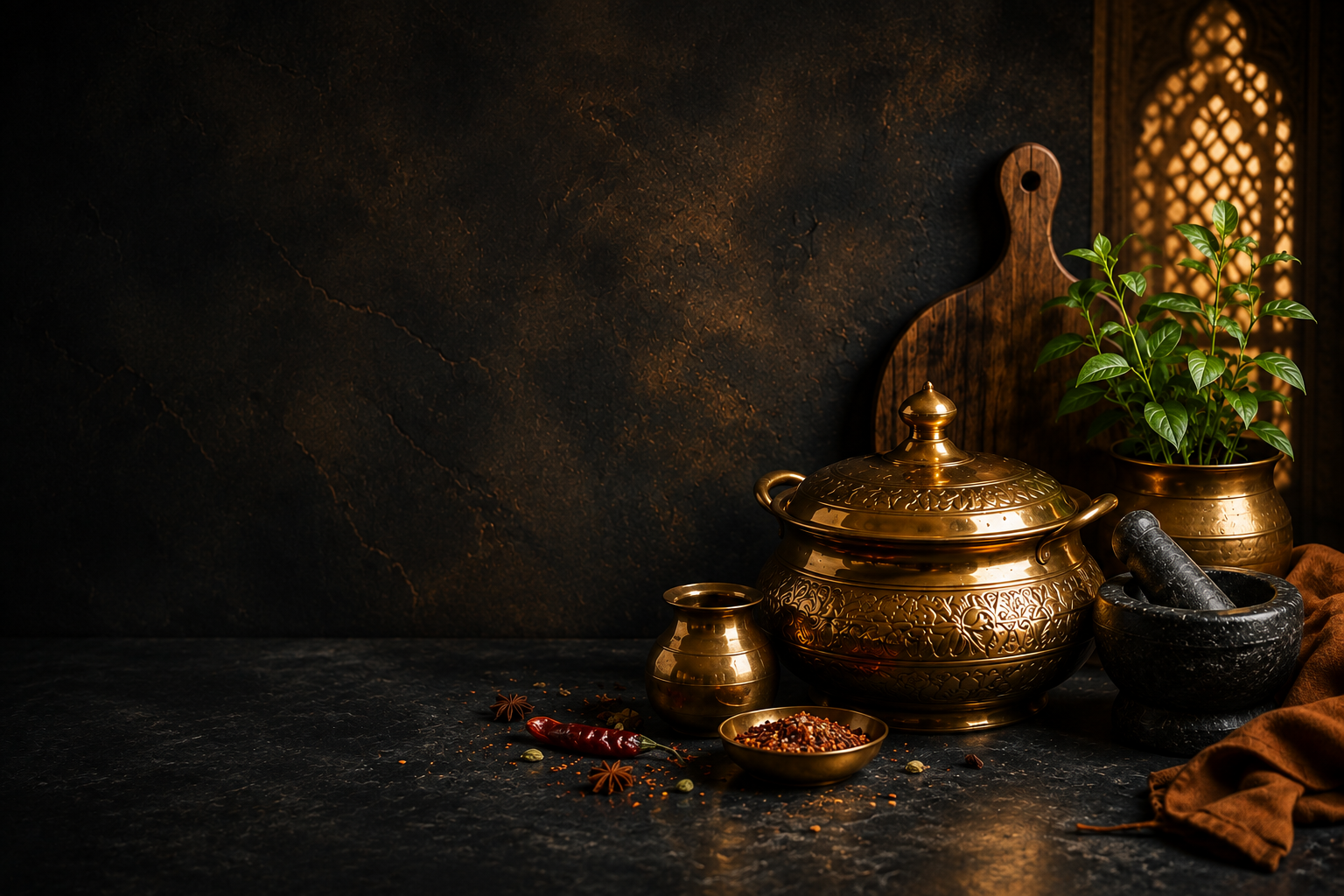 Traditional premium kitchen setting